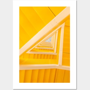 Triangle stairs Posters and Art